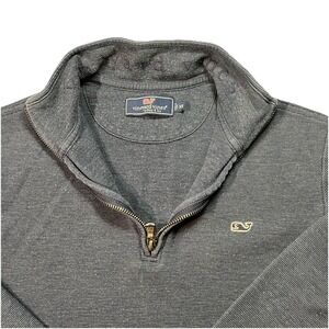 Vineyard Vines Mens XS 1/4 Zip Pullover Sweater Blue Performance Golf EUC